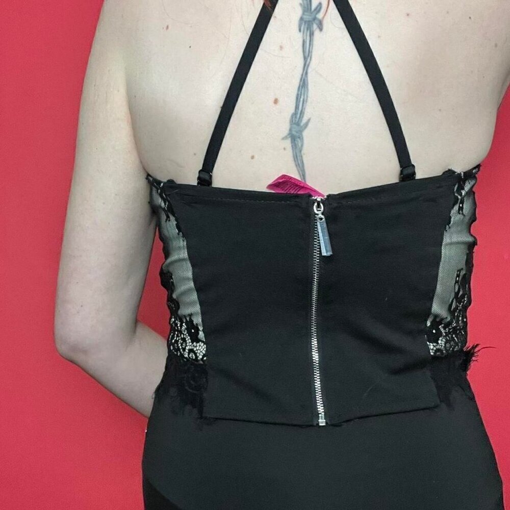 Revamped / strapless cropped corset style bustier π€π€ββββββββββ - Picture 3 of 5